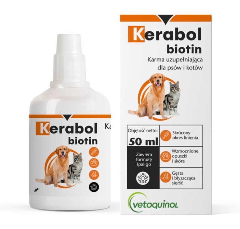VETOQUINOL Kerabol Biotin krople 50 ml