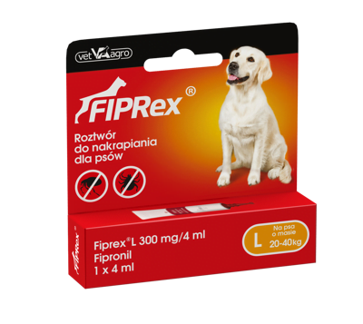 VET-AGRO Fiprex L 20-40kg roztwór dla psów 1szt