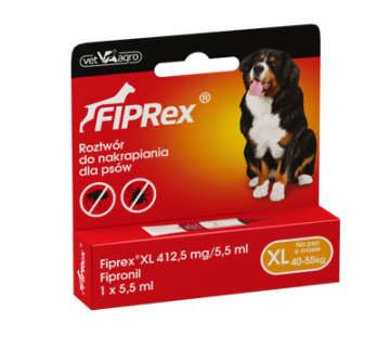 VET-AGRO Fiprex XL 40-55kg roztwór dla psów 1szt