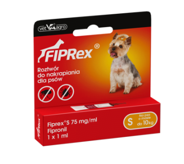 VET-AGRO Fiprex S do 10kg roztwór dla psów 1szt