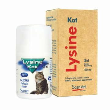SCANVET Lysine żel 50ml L-lizyna dla kociąt i kotów