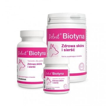 DOLFOS Biotyna 800g tabletki Zdrowa skóra i sierść