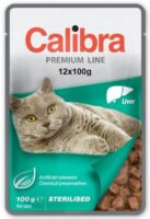 CALIBRA Cat Premium Sterilised Liver 12x100g