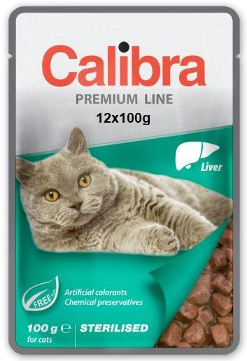 CALIBRA Cat Premium Sterilised Liver 12x100g