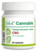 DOLFOS Dolvit Cannabis 30 tabletek CBD dla psa i kota