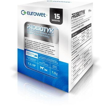 EUROWET Probiotyk dla psów 15 sztuk wzmacnia odporność