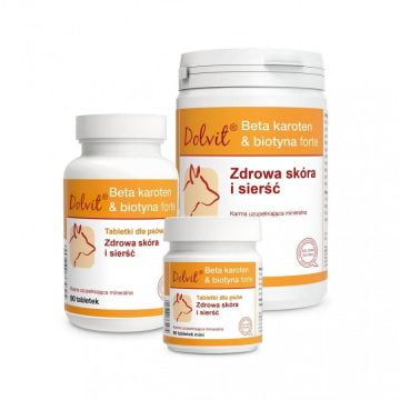 DOLFOS Beta Karoten & Biotyna Forte 90 tabletek Mini