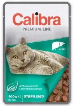 CALIBRA Cat Premium Sterilised Liver 100g