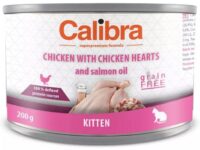 CALIBRA Cat Life Kitten Chicken 200g 1 2 3 4 5 6 8 10 12 Dzienne spożycie (g) 90‒120 120‒240 240‒210