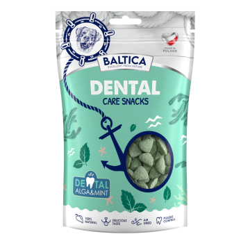 BALTICA Przysmaki dental dla psa z algą i miętą 150g