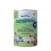 BALTICA monobiałkowa karma 400g dziczyzna z żurawiną
