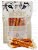 WOOLF Chicken and Rawhide Twister 100g