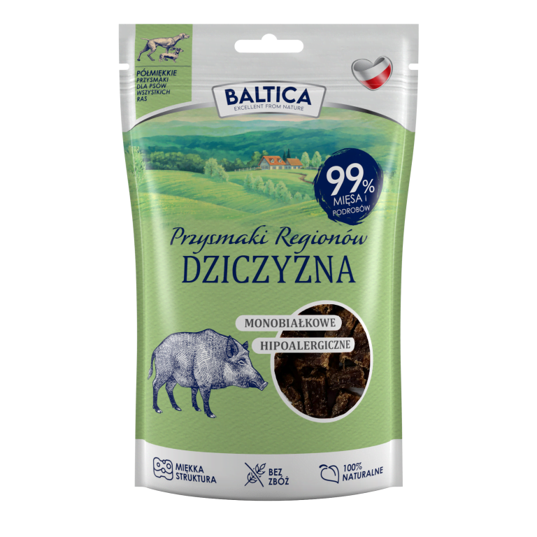 BALTICA przysmaki półmiękkie dziczyzna 80g