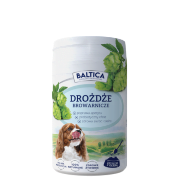 BALTICA Drożdże browarnicze dla psa 200g