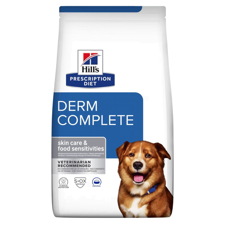 HILL'S Derm Complete food sensitivities pies 12kg