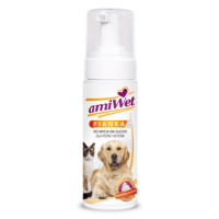 AMIWET Pianka do mycia na sucho dla psów i kotów 150m