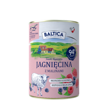 Baltica Jagnięcina z malinami 400g