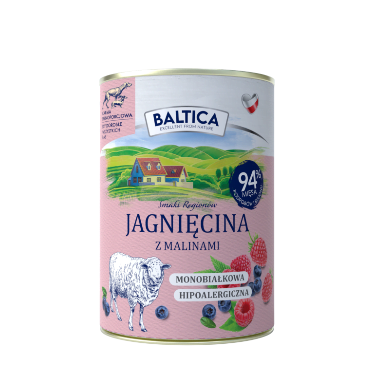 Baltica Jagnięcina z malinami 400g