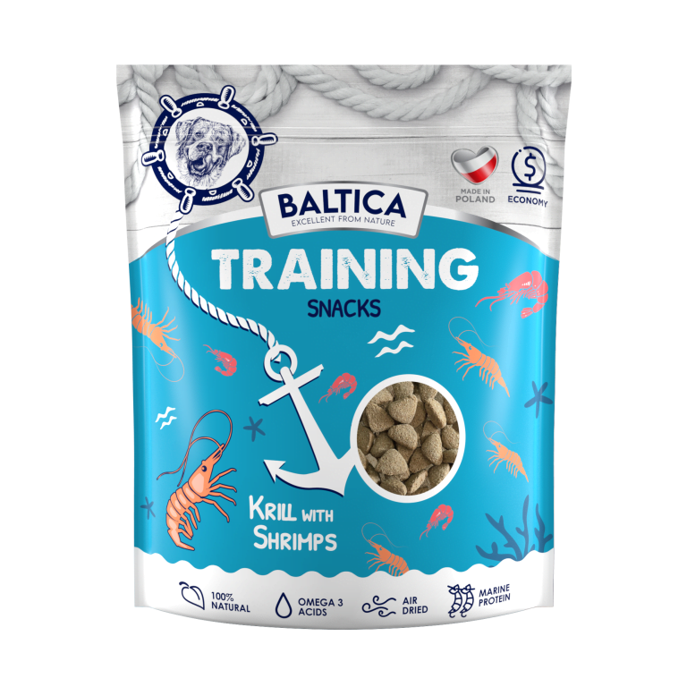 BALTICA przysmaki treningowe z krylem i krewetką 600g