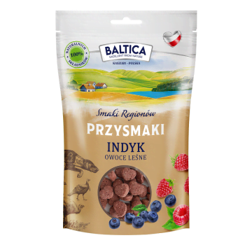 BALTICA Przysmaki Regionów Indyk Owoce Leśne 100g.