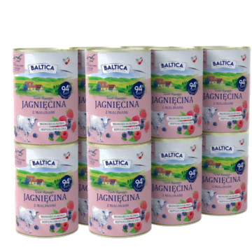 BALTICA Jagnięcina z Malinami 12x400g