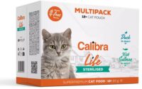 CALIBRA Cat Life Sterilised Multipack 12x100 saszetki mięsne