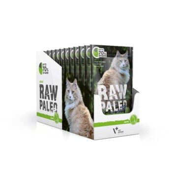 RAW PALEO mokra karma dla kotów dziczyzna 12x100g