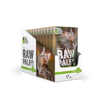 RAW PALEO mokra karma dla kociąt dziczyzna 12x100g