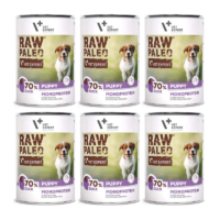 RAW PALEO mokra karma dla szczeniąt z kaczką 6x400g