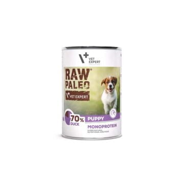 RAW PALEO Puppy Kaczka 400g - mokra karma dla szczeniąt