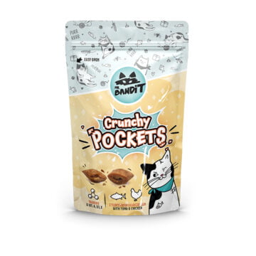 MR. BANDIT Crunchy Pockets tuńczyk i kurczak dla kota 40g