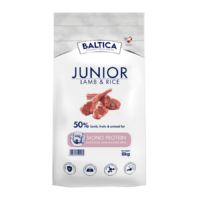 BALTICA Karma z jagnięciną i ryżem Junior rasy duże 6kg