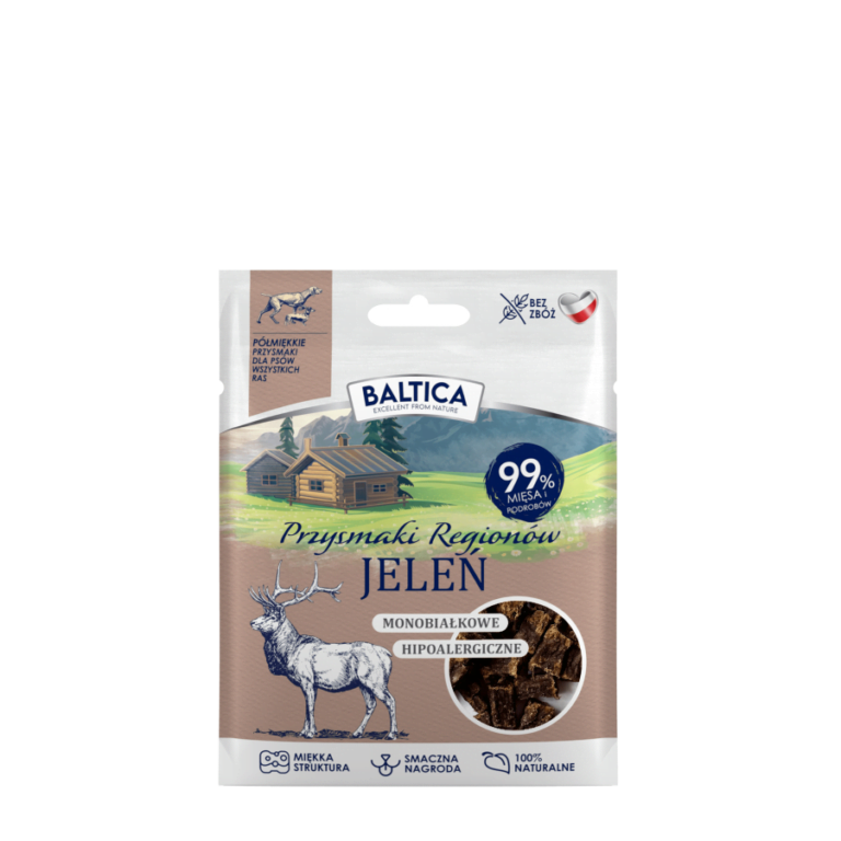 Półmiękkie przysmaki dla psów z jelenia 30g