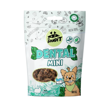 Mr. Bandit Dental Mini z królikiem dla psa 80g