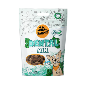 MR. BANDIT Dental Mini z indykiem dla psa 80g