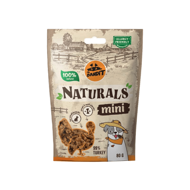 MR. BANDIT Naturals Mini Indyk 80g dla małych ras