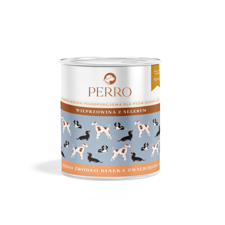 PERRO Wieprzowina z selerem 850g