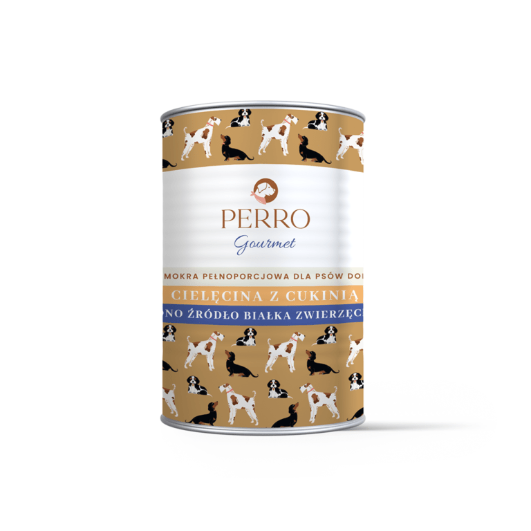 PERRO Gourmet Cielęcina z cukinią 400g