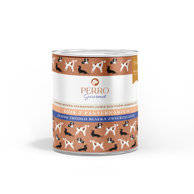 PERRO Gourmet Dzik z pasternakiem 800g