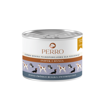 PERRO Indyk z Dynią Junior 410g
