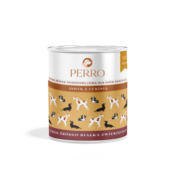 PERRO Indyk z cukinią 850g