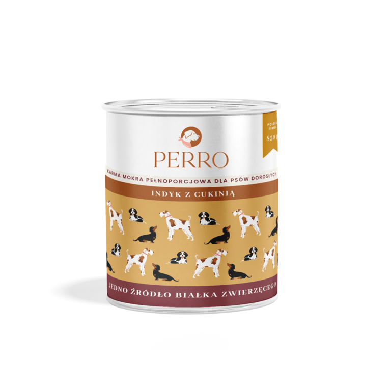 PERRO Indyk z cukinią 850g