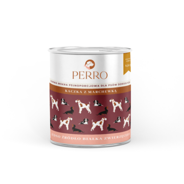 PERRO Kaczka z marchewką 850g