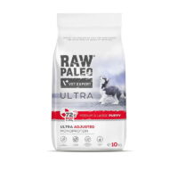 RAW PALEO Ultra Beef Medium&Large Puppy 10kg z wołowiną dla szczeniąt ras średnich i dużych