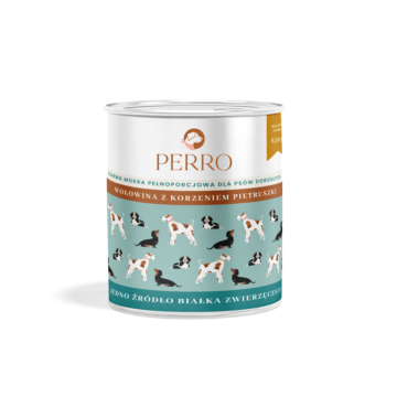 PERRO Wołowina z korzeniem pietruszki 850g