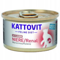 KATTOVIT Niere/Renal jagnięcina 85g dla kotów cierpiących na przewlekłą niewydolność nerek