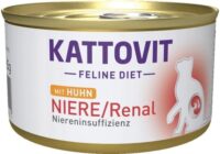 KATTOVIT Niere/Renal kurczak 85g dla kotów cierpiących na przewlekłą niewydolność nerek