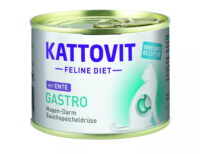 KATTOVIT Gastro kaczka 185g dla kotów cierpiących na schorzenia układu pokarmowego