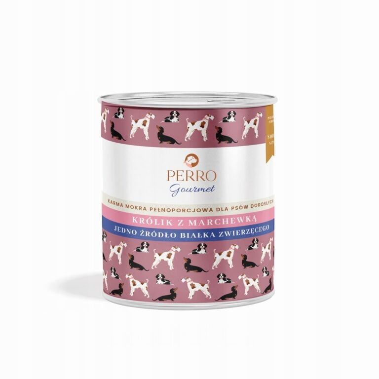 PERRO Gourmet Królik z marchewką 800g