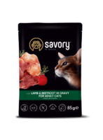 Savory Adult Lamb Beetroot 85g karma mokra dla kota